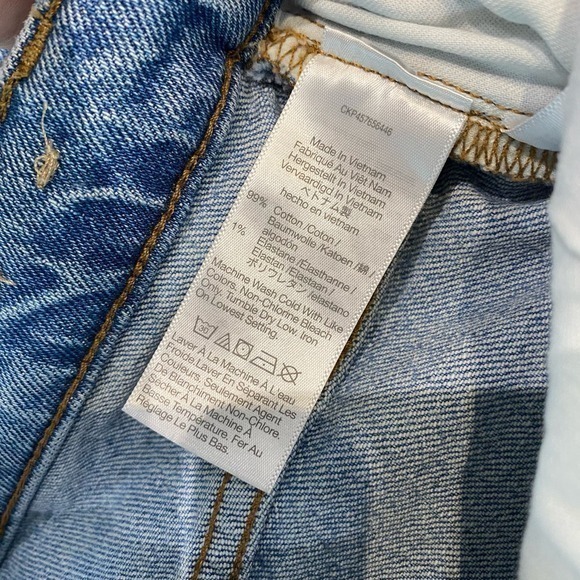 Madewell The High-Rise Slim Boyjean: Ripped Edition Size 32 - Picture 7 of 9